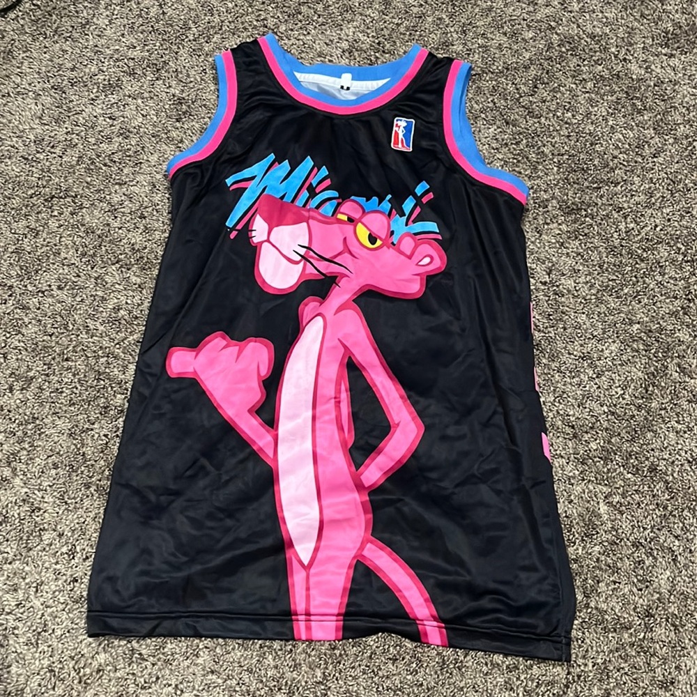Pink panther basketball jersey